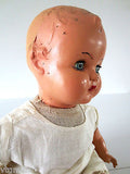 Vintage Composition Doll 20" Tall, Reliable Canada Doll, Eyelids, Sound, Mohair