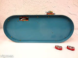 Vintage Chein Tin Litho Roller Coaster No. 275 Wind Up Toy With Box and 2 Cars