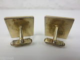 Big Vintage Modernist Cufflinks, Hand Made Abstract, Shooting Target,  Anson