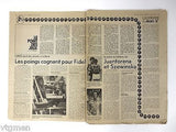 Vintage Newspaper Montreal Matin 1976 Olympics Edition, Nadia Comaneci