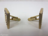 Big Vintage Modernist Cufflinks, Hand Made Abstract, Shooting Target,  Anson