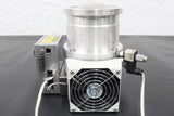 Pfeiffer Turbo Vacuum Pump TMH 261 w/ TC600 Controller, Air Cooling & Auto Valve