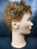 Vtg Pivot Point Eva Mannequin Head 11" Short Brown Hair Cut, Store Display, Prop