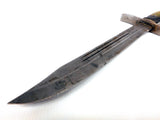 WWII German Officer Eagle Head Combat Fighting Dagger Knife 13 1/2" Long, Feathers, Military Army, Fullers