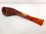 Vintage Tobacco Pipe by Paradis Canada, New Old Stock, Hand Carved Leave, Never Used, Butterscotch