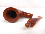 Vintage Tobacco Pipe by Paradis Canada, New Old Stock, Hand Carved Leave, Never Used, Butterscotch