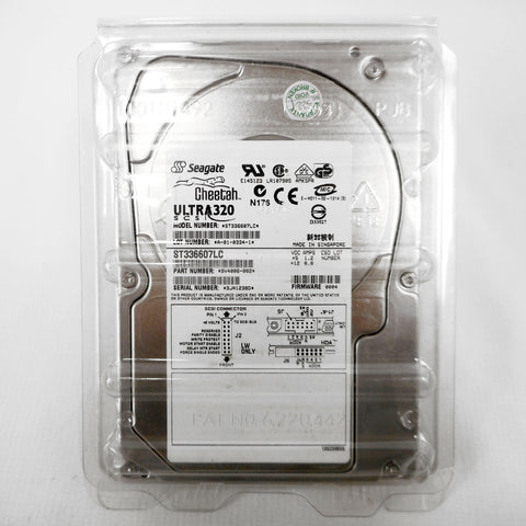 New Seagate Cheetah Hard Disk Drive Ultra 320 SCSI, ST336607LC 36.7GB 10 000 RPM 80 PIN 3.5"