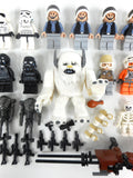 Lego Lot of 22 Star Wars Minifigures and 19 Accessories, Hot Wampa 8089 Monster, Yoda, Luke, Zev