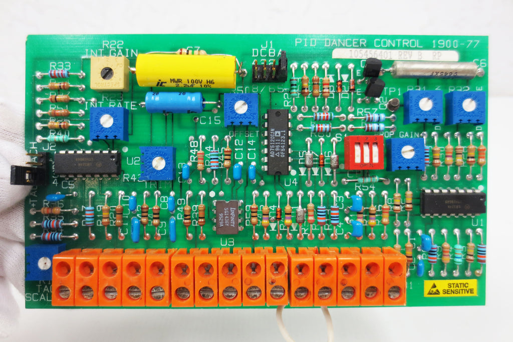 Fincor Control Board Circuit, PID Dancer Control Card 1900-77 105456401 Rev B #3