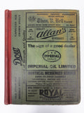 WWII 1938-39 Montreal City Lovell's Directory, Imperial Oil, 5" Thick