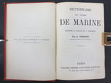 Antique Nautical Dictionary 1890 Sailboats and Steamboats Illustrated, A Poussar