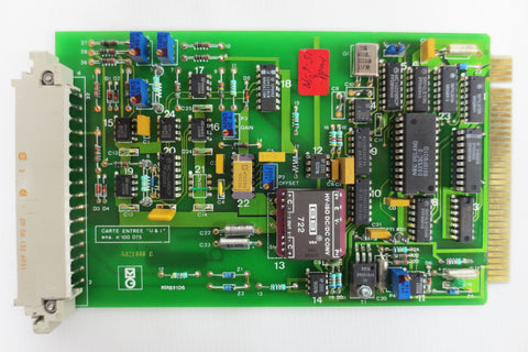 Schneider Merlin Gerin Centralp U & I Entry Circuit Board Card ZS566