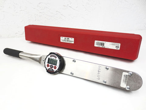 New Proto Steel Electronic Torque Wrench Model J6346, 1/2" Drive Size, 22" Long, 25-250 Ft.-Lb. Range, Drive Dial, Box