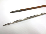 Antique French Sword Rapier 17th Century X" with Scabbard, Man Under Sun