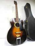 1930s Regal Guitar RARE LE DOMINO BIG BOY Model w/Case, Willy Lamothe