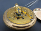 Antique 1902 Waltham Bartlett Railroad Pocket Watch 17 Jewels Model 1883