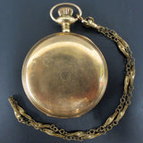 Antique 1902 Waltham Royal Pocket Watch 14k GF Hunting Case 3 Covers #1899