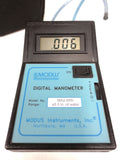 Dual Digital Manometer Pressure Meter by Modus, 0.5 in of Water Range, Original Pouch, Tested and Certified