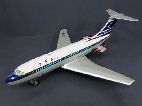 Vintage Marx Toy BOAC Airlines Airplane 15" Boeing, VC10 Battery Operated Works