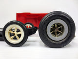 Vintage 1970s Cox Pinto Red Dragster 12.5", Tether, Straight Line Race Gas Car