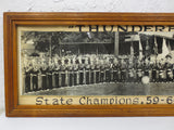 45" Long Vintage Photo 1959 Thunderbirds State Champions Football Fanfare Band