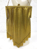 1920's Art Deco Gold Mesh Evening Purse by Whiting and Davis