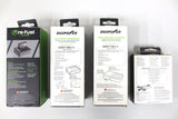 New DigiPower Re-Fuel 2 Batteries 3 Chargers 1 Microphone Lavalier Mic GoPro 3-4