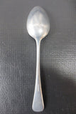 WWII Spoon Signed Germany Aluminum 5 7/8" Leaf Motifs Shapes, Hammered