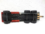 26" Long Vintage Service Truck with Air Intake on Hood, Folk Art Toy, Red