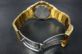 Seiko Chronograph Watch Large 44mm Case 10bar Model 7T92 3 Subdials Gold Tone