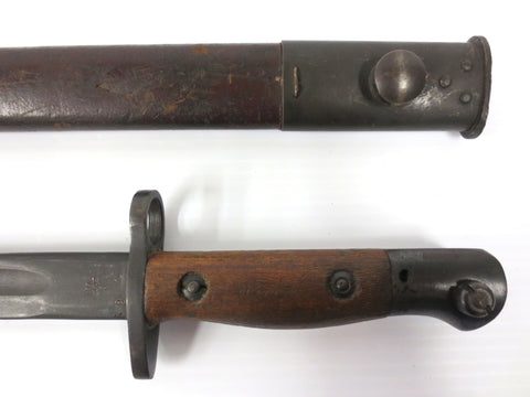 WWII Australian British 1944 Bayonet, Mangrovite Orange Arsenal #1907