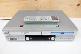 JVC DVD Player and Hi-Fi Stereo Video Cassette Recorder VCR HR-XVC1U, Remote 076D0FB010