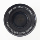 Vintage 1980 Pentax SMC Prime Lens 55mm 1:2 for Asahi K1000 35mm SLR Film Camera