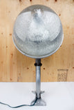 Vintage 1970s General Electric Pyrex Street Light Globe Fixture 12" Industrial Bubble Gum