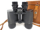 Vintage Marine Army Binoculars 6X50 by Arl Wetzlar Germany with Leather Case