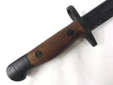 WWI 1916 Lithgow Bayonet 21.5", Slaz 56 Handle, Early Lithgow Stars Proof Marks