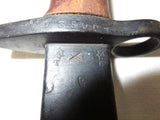 WWI 1916 Lithgow Bayonet 21.5", Slaz 56 Handle, Early Lithgow Stars Proof Marks