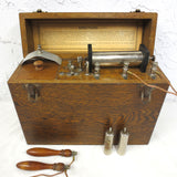 Antique Electroshock Therapy Medical Machine, Electric Shock Device Instructions