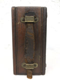 Antique 1890s Weston AC Volt Meter Ammeter Cased in Solid Oak Box, Model 155