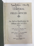 Pre War 1925 Canada Military Handbook, Corporal to Field Officer Guide, Infantry