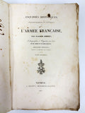 Antique 1837 French Army Dragons Corps Book, Captain Ambert, Army Lithographies