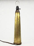 WWI 1914 Brass Shell Desk Lamp 16" Trench Art, Patronenfabrik Karlsruhe Germany