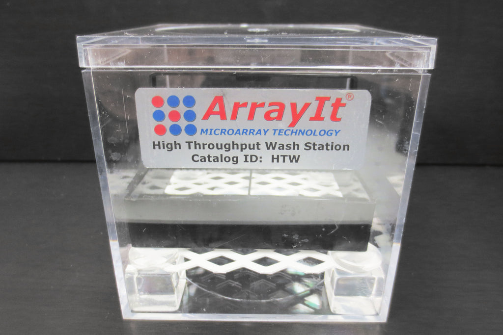 Lab Laboratory High Throughput Wash Station Chamber 4X4" by ArrayIt Microarray