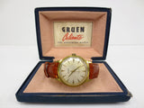 Vintage Gruen Precision 25 jewels Automatic Watch, Gold Tone, Gruen Cliente Box