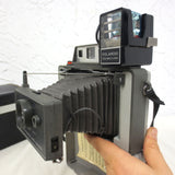 Vintage Automatic Polaroid Land Camera Model 420, Focused Flash, Polaroid Case