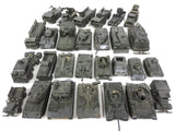 Lot of 29 Vintage Army Tanks and Trucks Toy Models by DBGM ROCO Austria