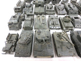 Lot of 29 Vintage Army Tanks and Trucks Toy Models by DBGM ROCO Austria