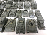 Lot of 29 Vintage Army Tanks and Trucks Toy Models by DBGM ROCO Austria