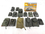 Lot of 14 DBGM ROCO WWII Army Military Mini Tanks and Cannon, Toy Model Austria