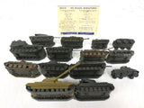 Lot of 14 DBGM ROCO WWII Army Military Mini Tanks and Cannon, Toy Model Austria